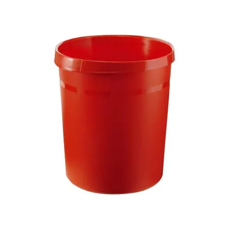 HAN Papierkorb 18 Liter GRIP, PP, konisch, 237/312 mm, 350 mm, rot