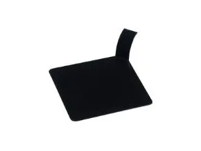 Kageplatte 80x80x20 mm PS Sort,1000 stk/krt