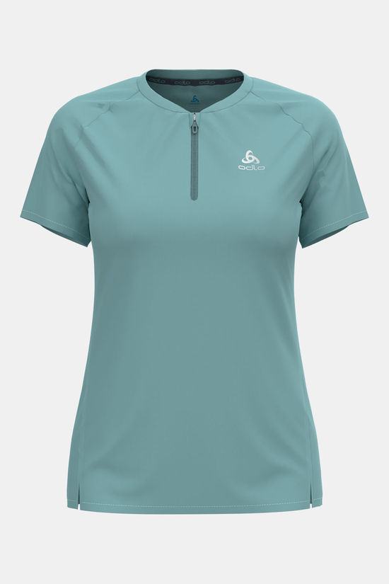 Odlo Odlo T-Shirt S/S 1/2 Zip Axalp Trai