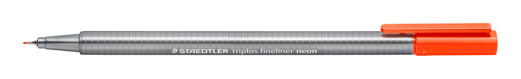 Marcador Triplus Fineliner Vermelho Neon