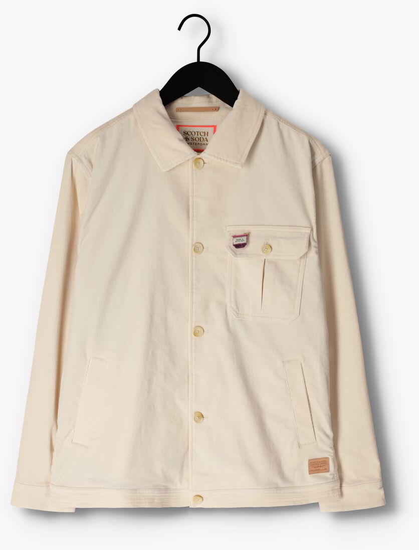 SCOTCH & SODA zand scotch & soda jack corduroy army jacket