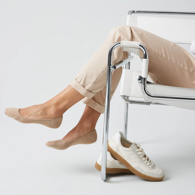 Loafer Socken aus Bio-Baumwolle Beige