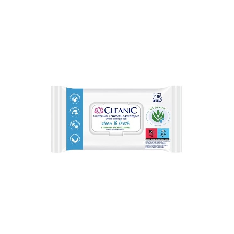 Cleanic Universal Erfrischungstücher Clean& Fresh 120 Stk.