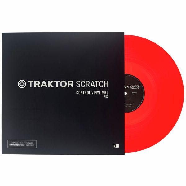 Native Instruments Traktor Scratch Vinyl Red MkII