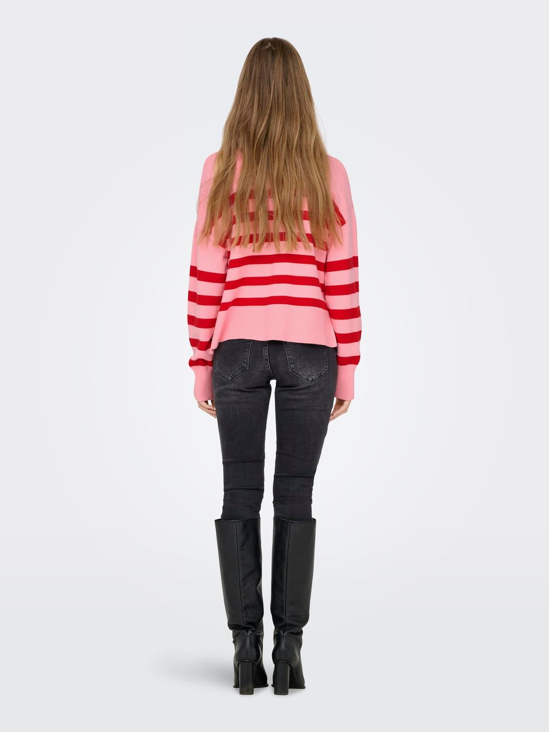 ONLBARI Strickpullover Quartz Pink