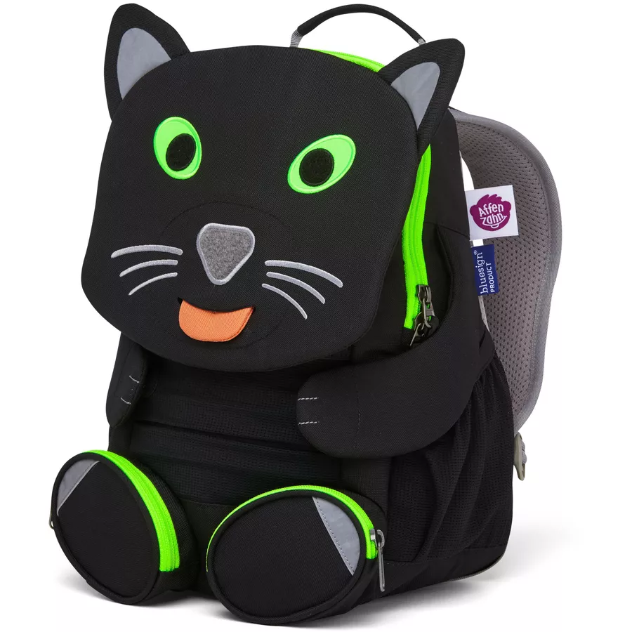 Affenzahn Große Freunde - Kinderrucksack: Panther schwarz Modell 2022