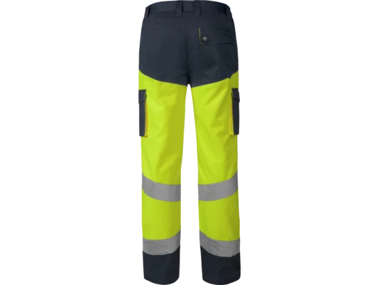 Pantalon de travail Würth MODYF haute-visibilité jaune/marine