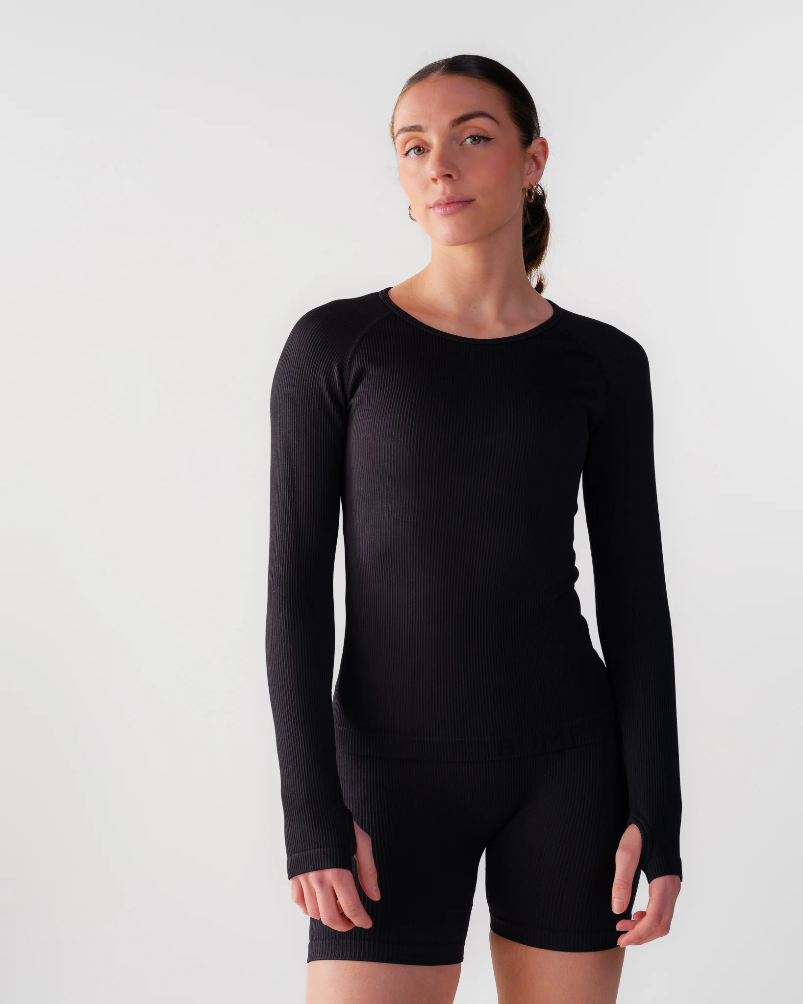 Bumpro Perfect Rib Sweatshirt Black Beauty
