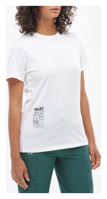 T-Shirt Millet Chamonix Flower Blanc Femme