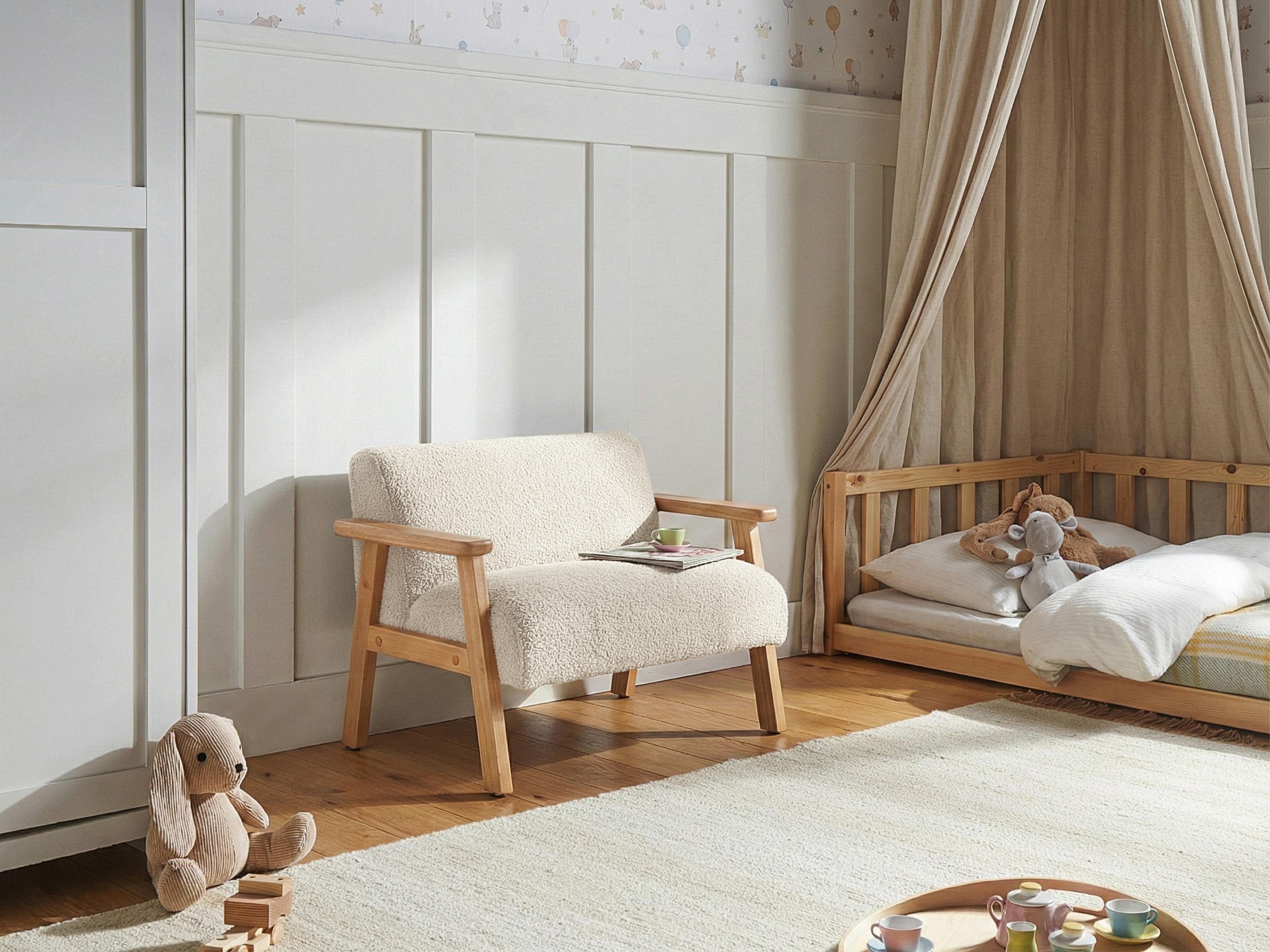 Kinderbank LALMO Bouclé Beige