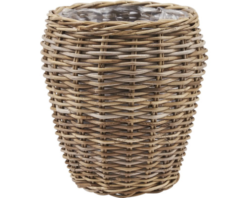 Plantenmand van natuurlijke vezels Elite 40 x 38 x 40 cm bruin