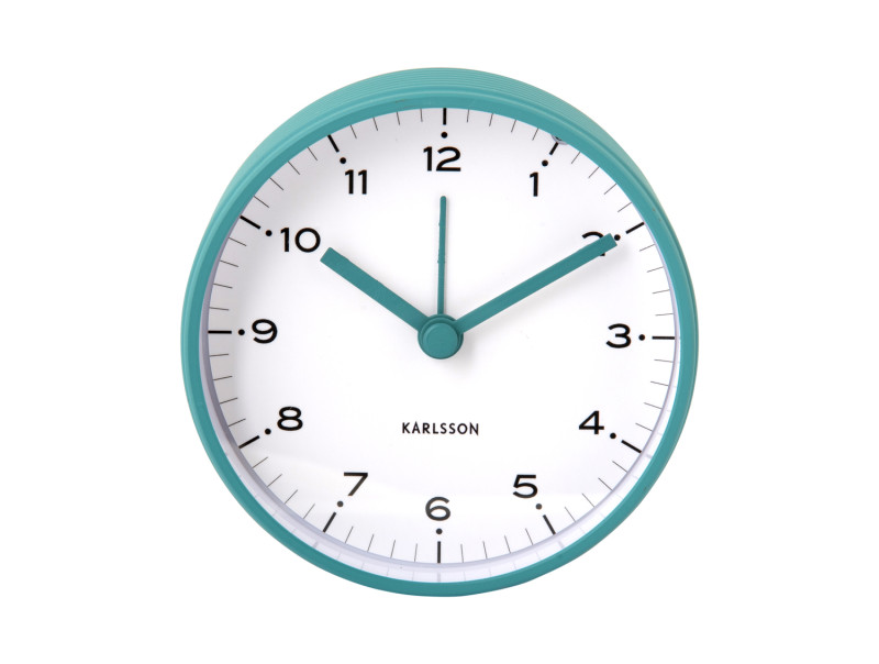 Alarm Clock Circus Rings KA6010BL Turquoise blue