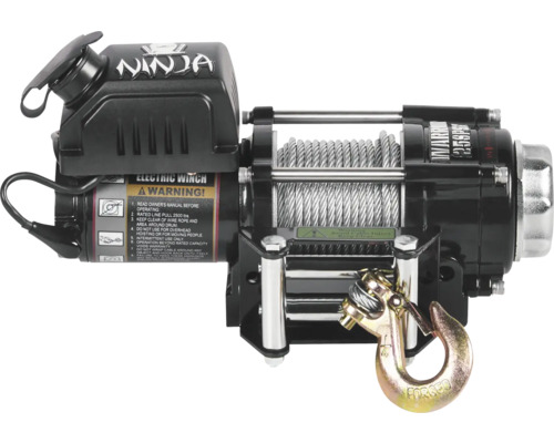 Warrior NINJA 2500LB / 1.1t 12V elektrische lier