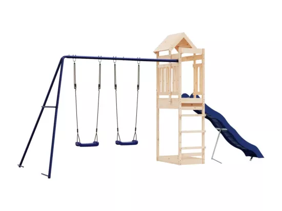 Aire de jeux d'extérieur bois de pin massif
