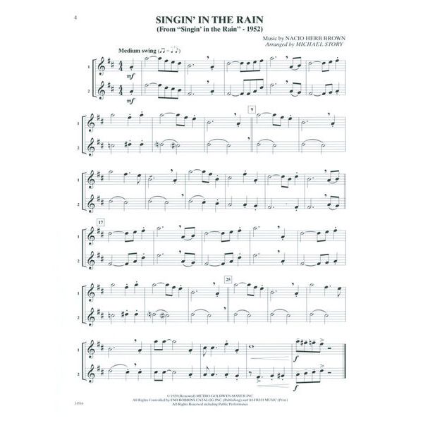 Alfred Music Publishing Movie Duets For All Alto Sax
