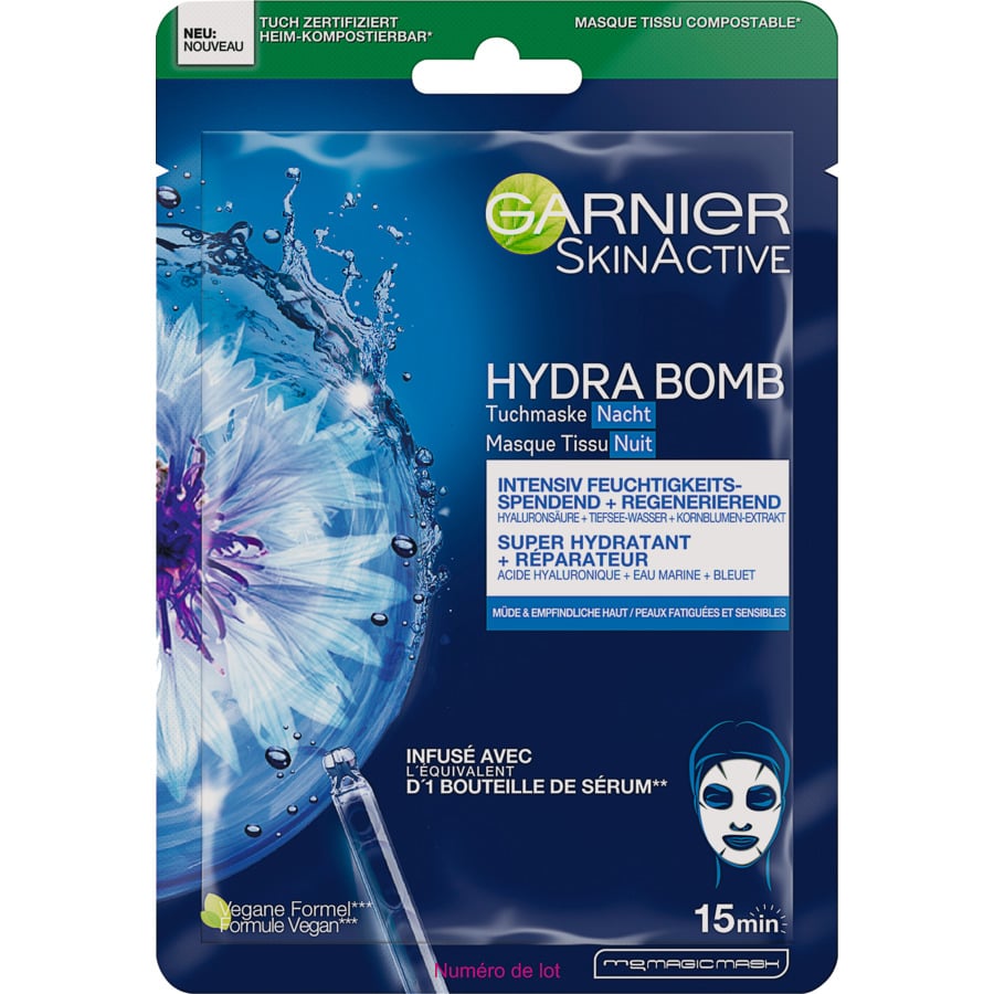 Garnier SkinActive Hydra Bomb Tuchmaske Sakura