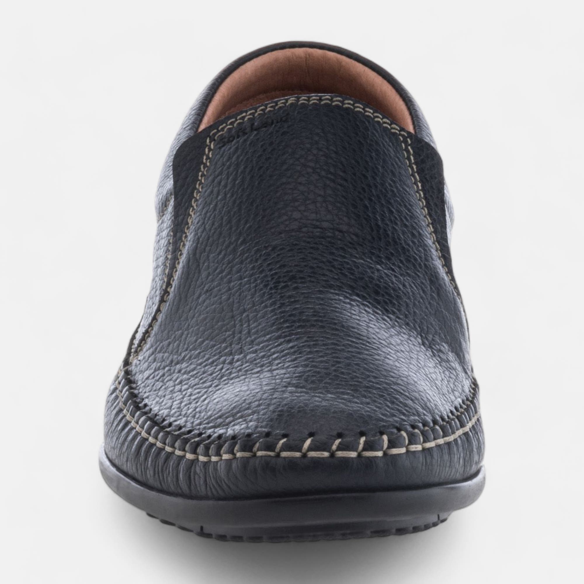 Mocassins Homme en cuir bleu marine