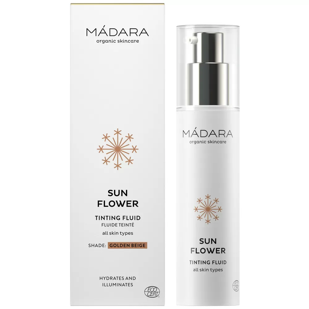 Mádara Sun Flower Golden Beige Tinting Fluid - 50 ml.