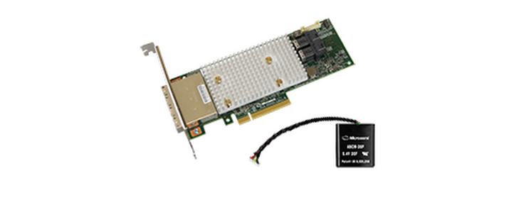 RAID-Controller 24 Port SATA3/SAS3 Smart-RAID 3154-8i16e<br>Microsemi Adaptec SmartRAID 3154-8i16e 12 Gbps PCIe Gen3 SAS/SATA SmartRAID-Adapter mit 8 internen und 16 externen nativen Anschlüssen und LP/MD2-Formfaktor