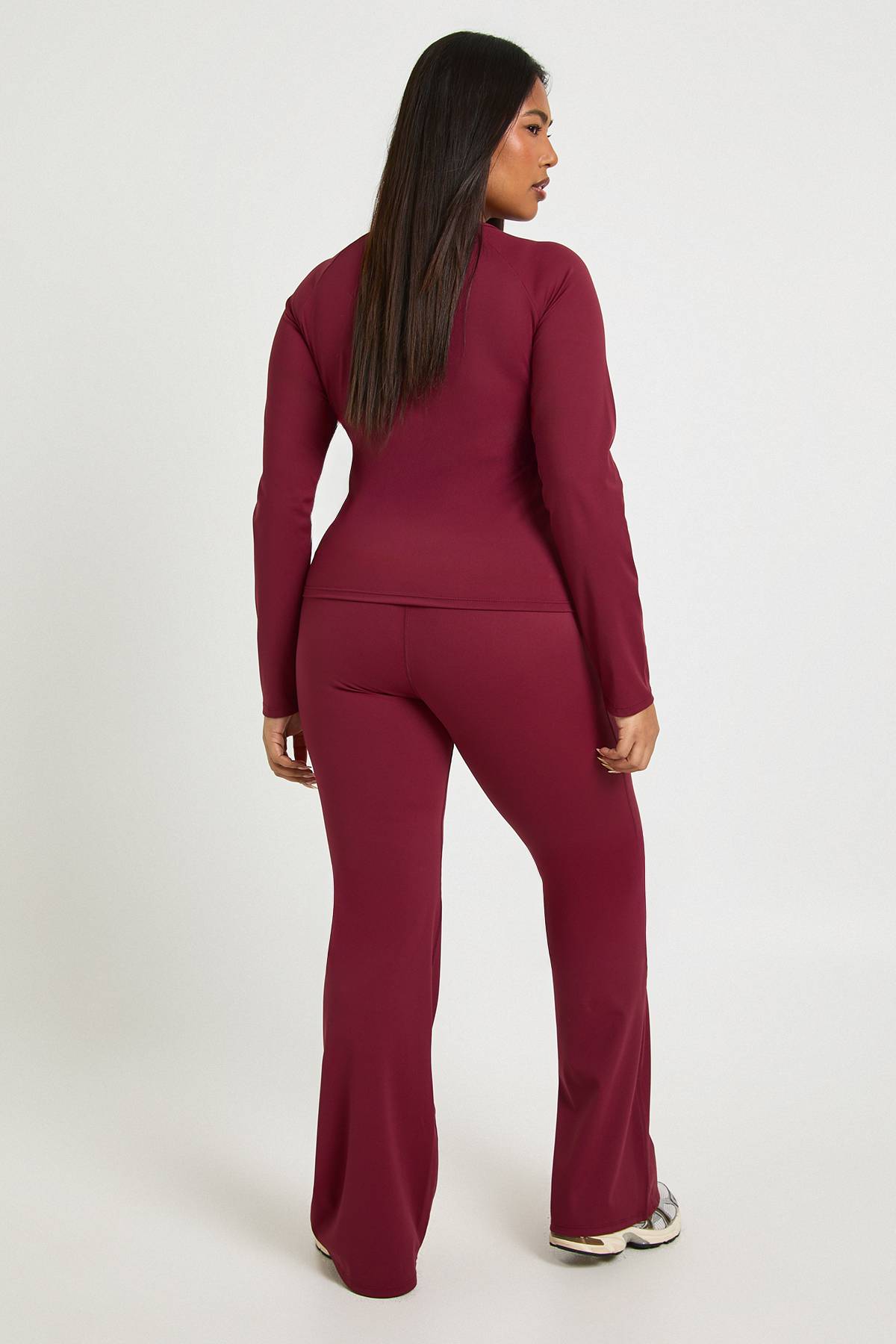 boohoo Plus legging évasé à taille haute ultra doux