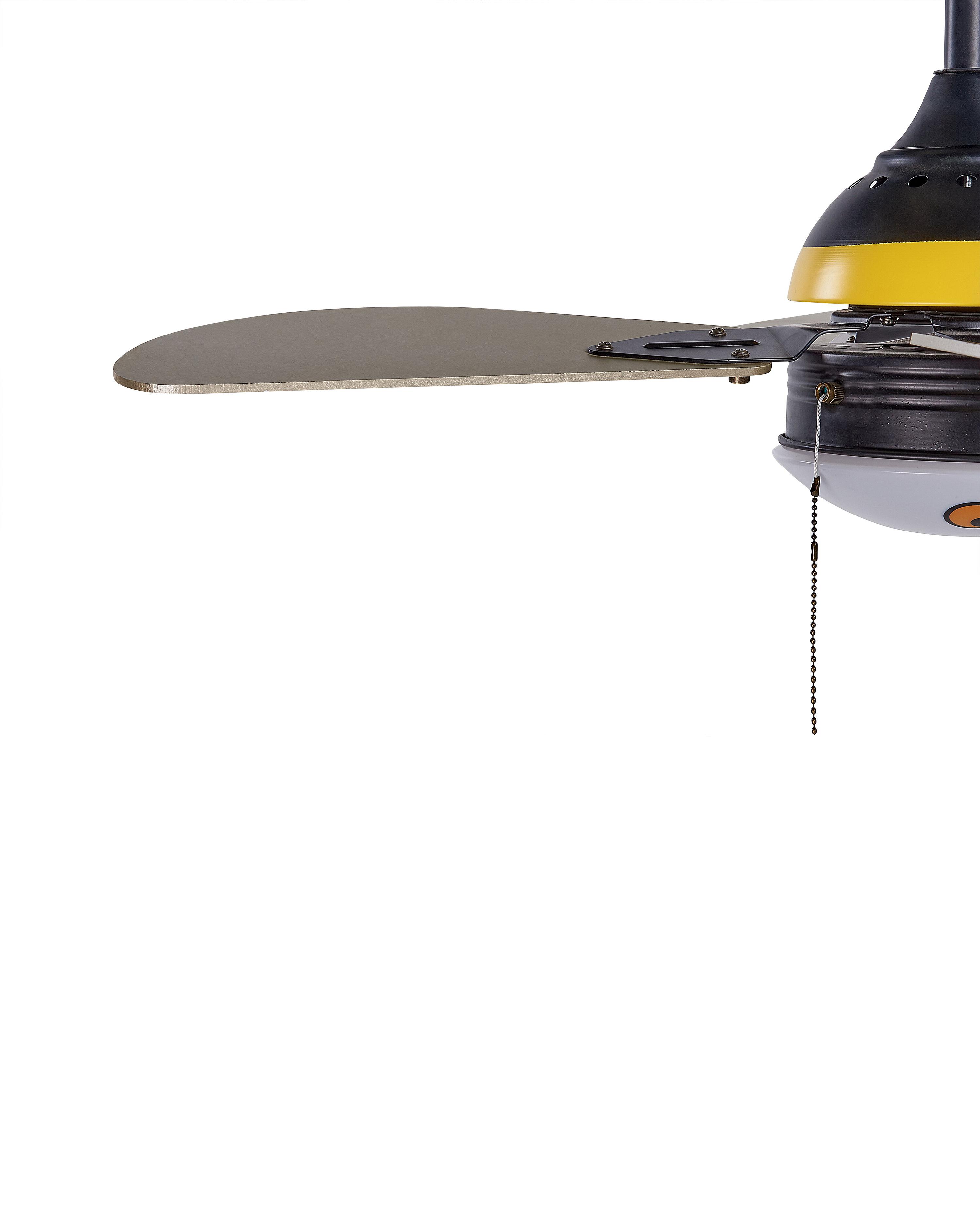 Plafondventilator met verlichting DOLORES LED Geel
