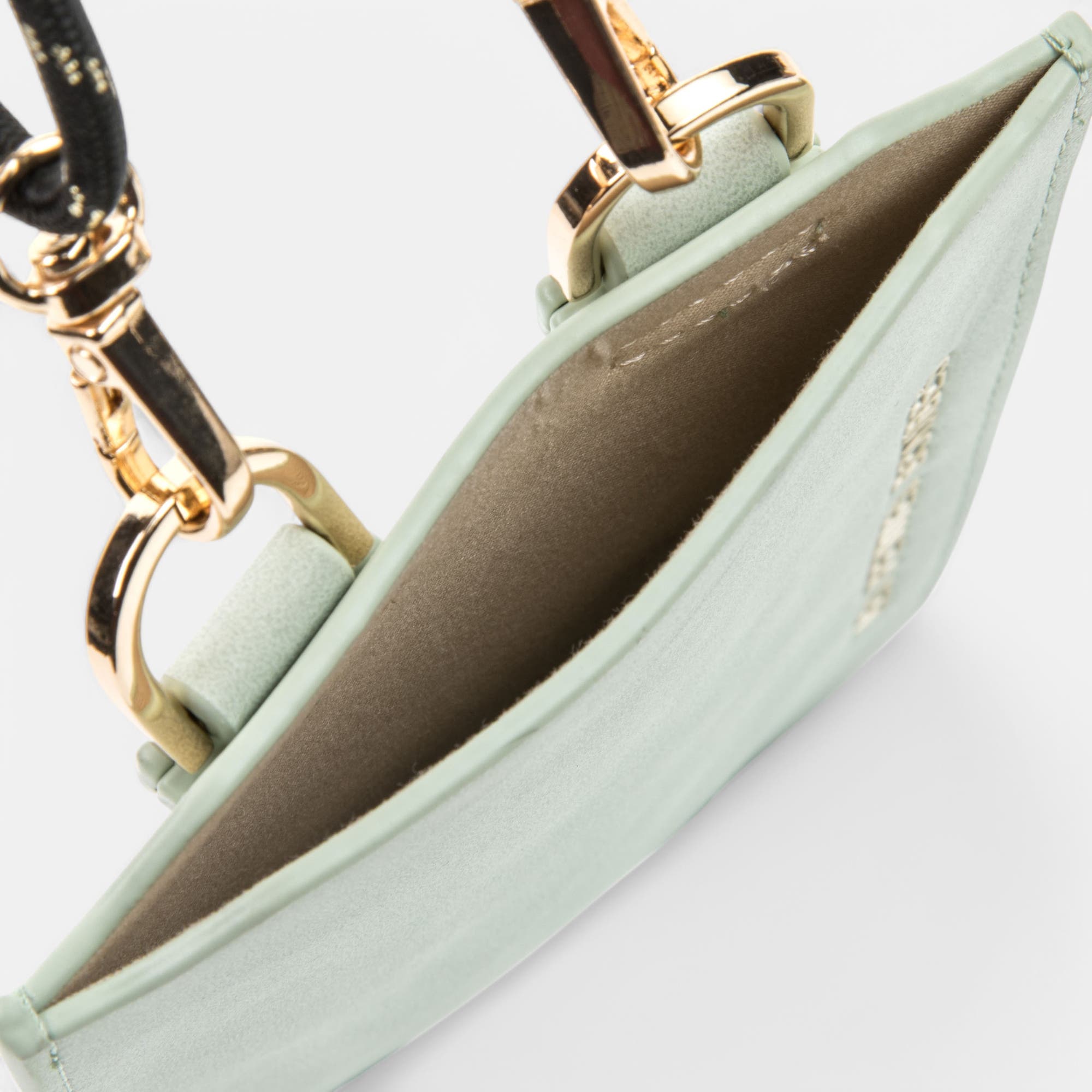 Pochette pour téléphone vert clair