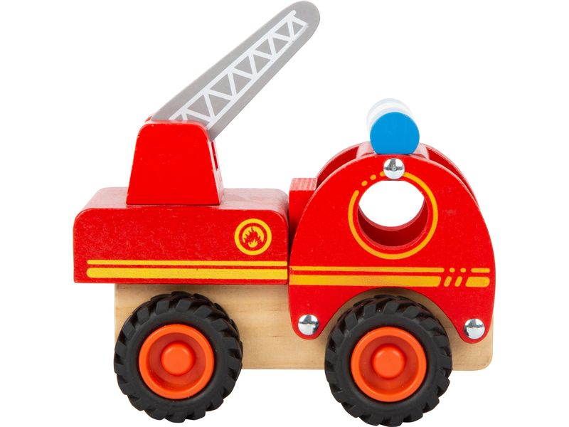 small foot Feuerwehrfahrzeug Kompaktes Feuerwehrfahrzeug aus Holz