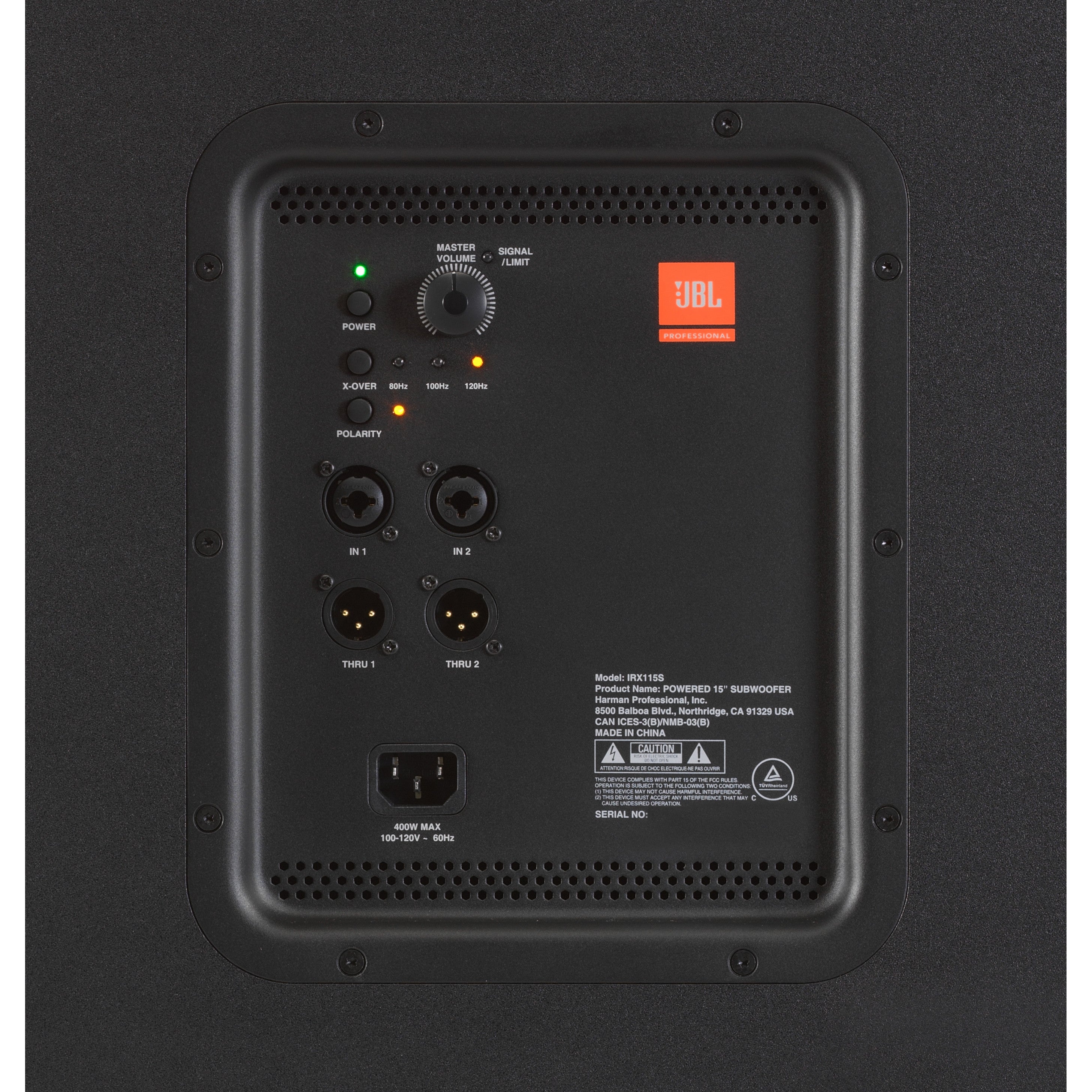 JBL IRX115S actieve 15 inch subwoofer