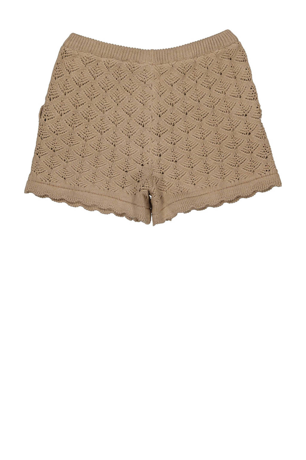 LEVV regular fit casual short KLAAR kameel