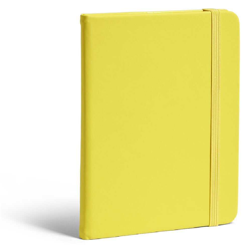 Carnet A6 élastique et couverture mate à lignes 15x21cm