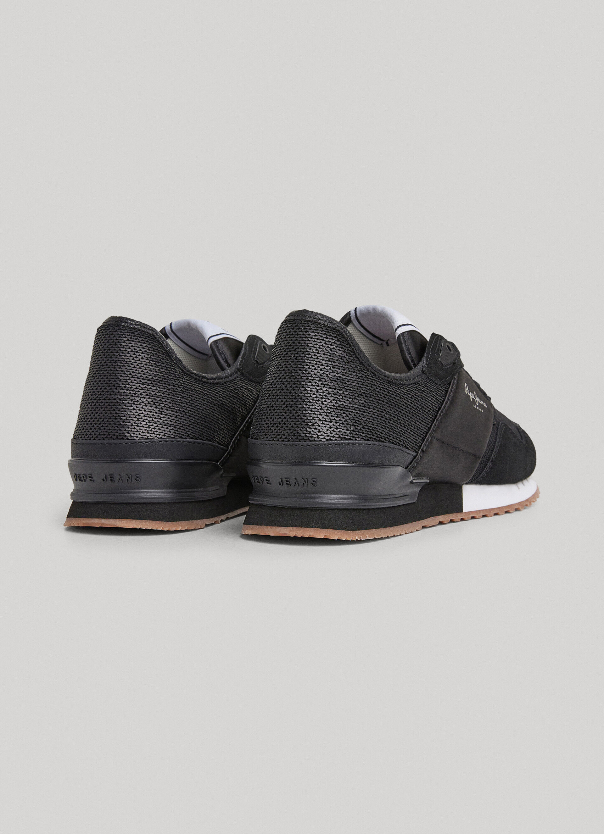 Tênis de corrida London Sequins - preto