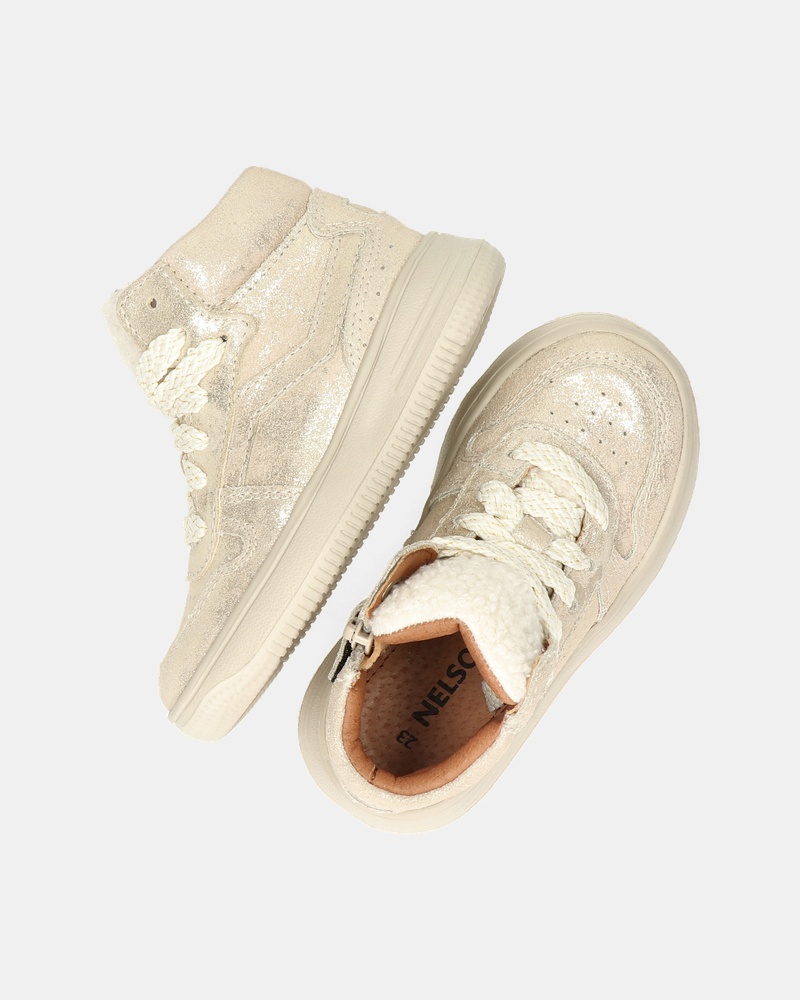 Nelson Kids Hoge sneakers  - goud