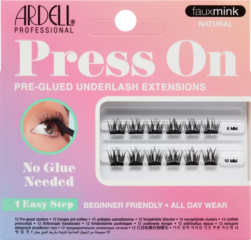 ARDELL Press On Faux Mink<br>12 Stück, Natural