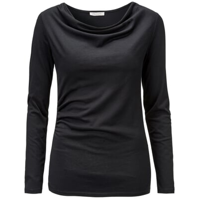 Damen-Shirt Cascade, Schwarz