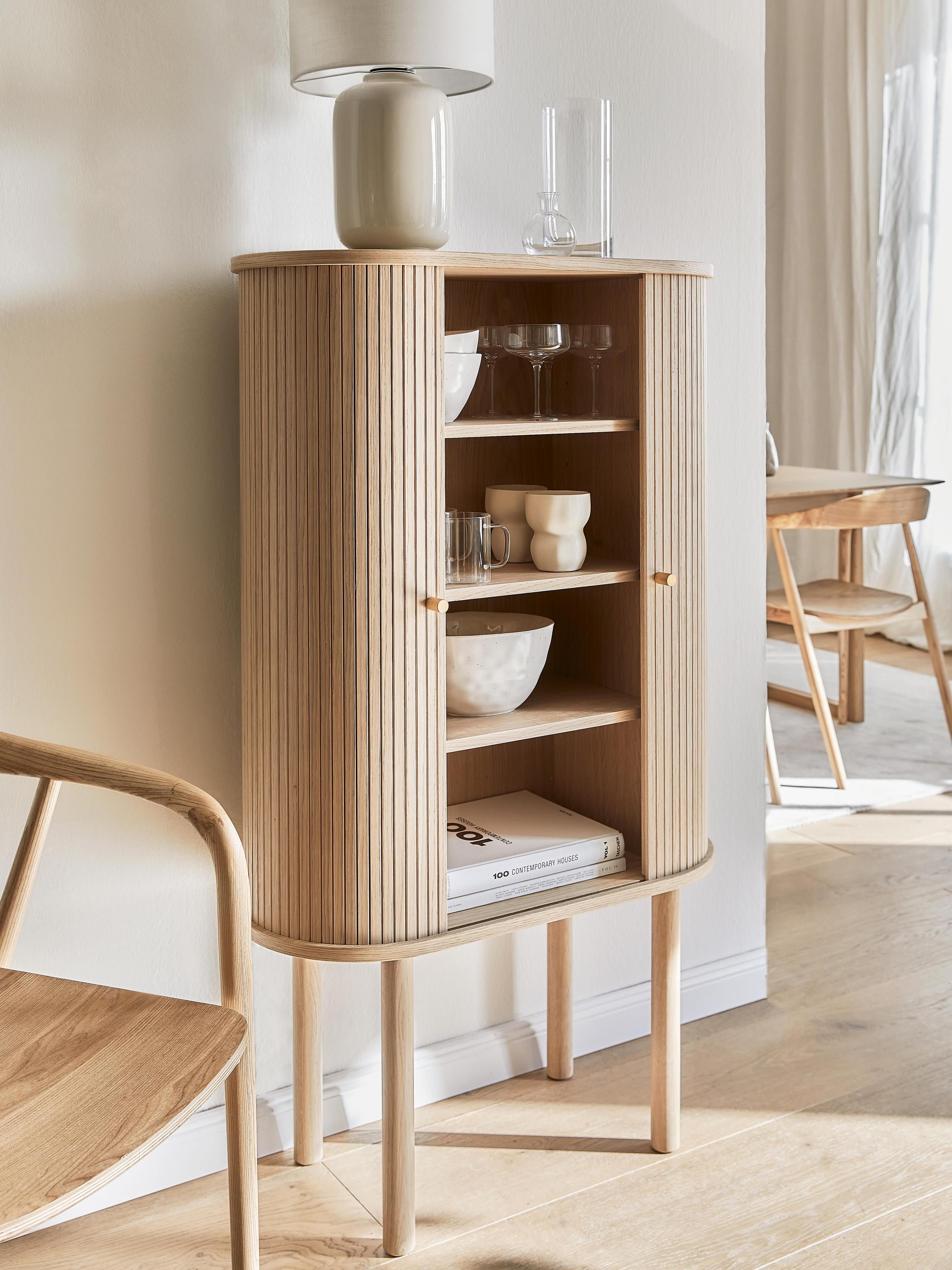 Dressoir Calary met geribde voorzijde