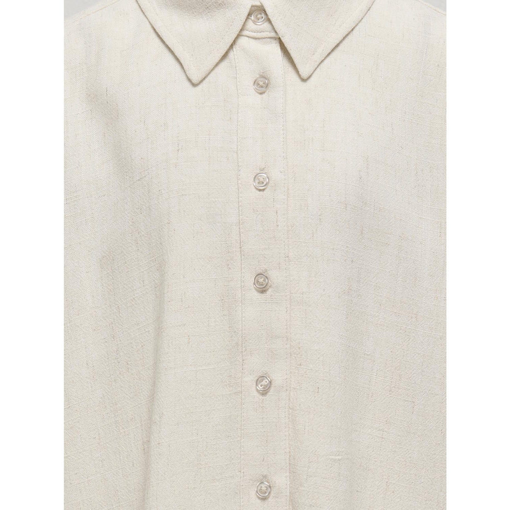 Køb kids ONLY Moonbeam Siesta L/S Hør Blend Ovs Skjorte Pnt