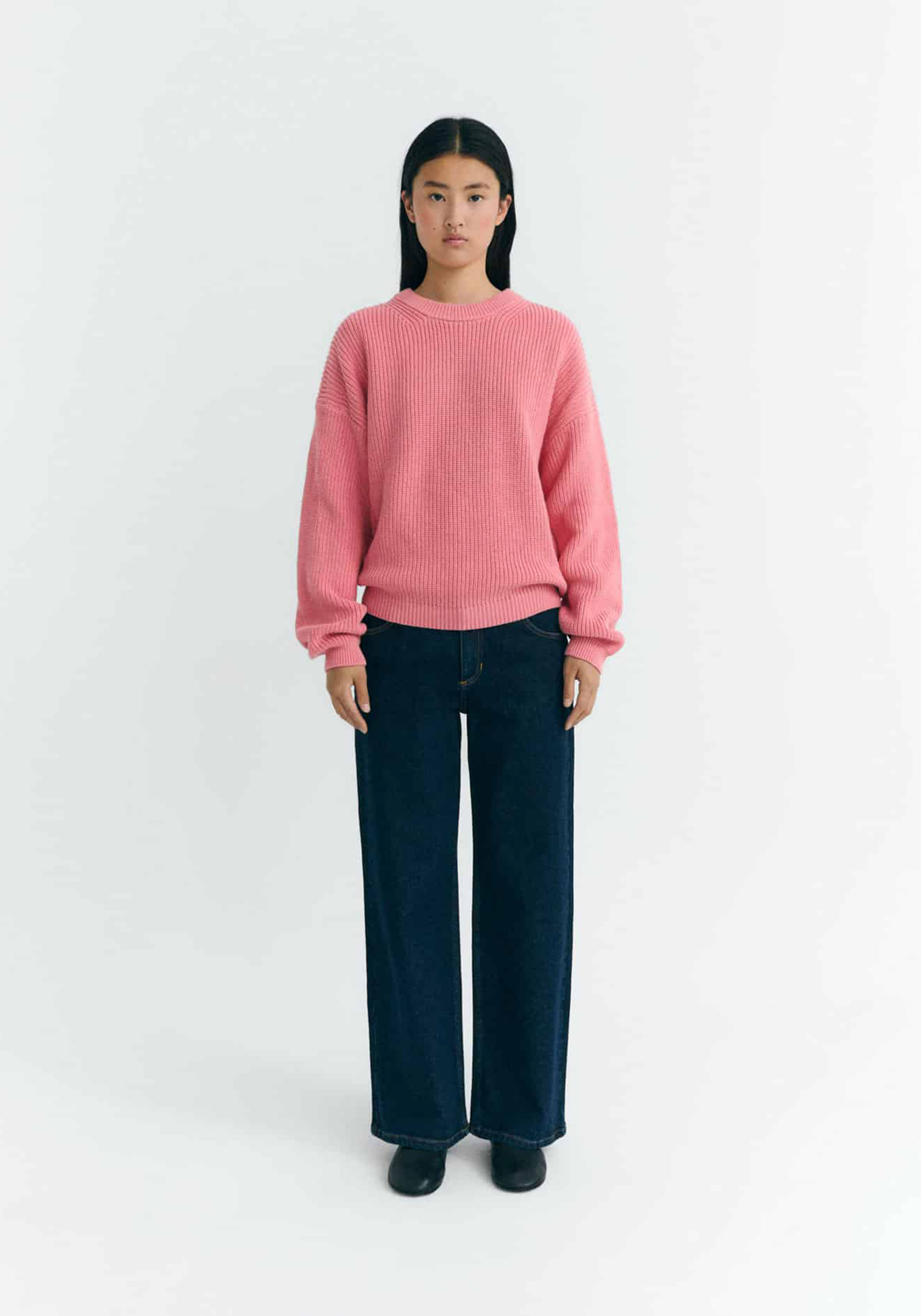 Thinking Mu Strickpullover Carmen Coral Pink