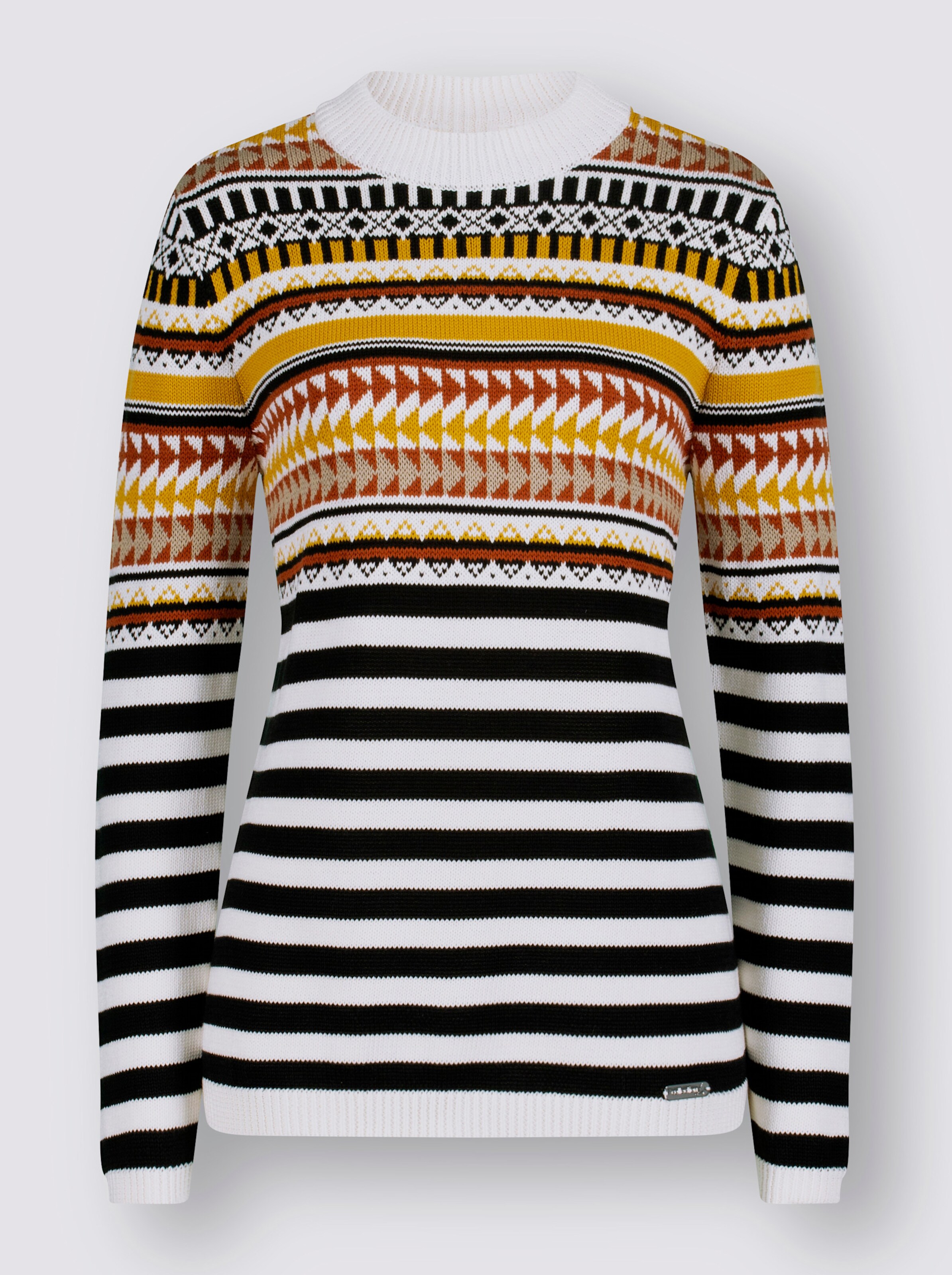 Stehkragenpullover