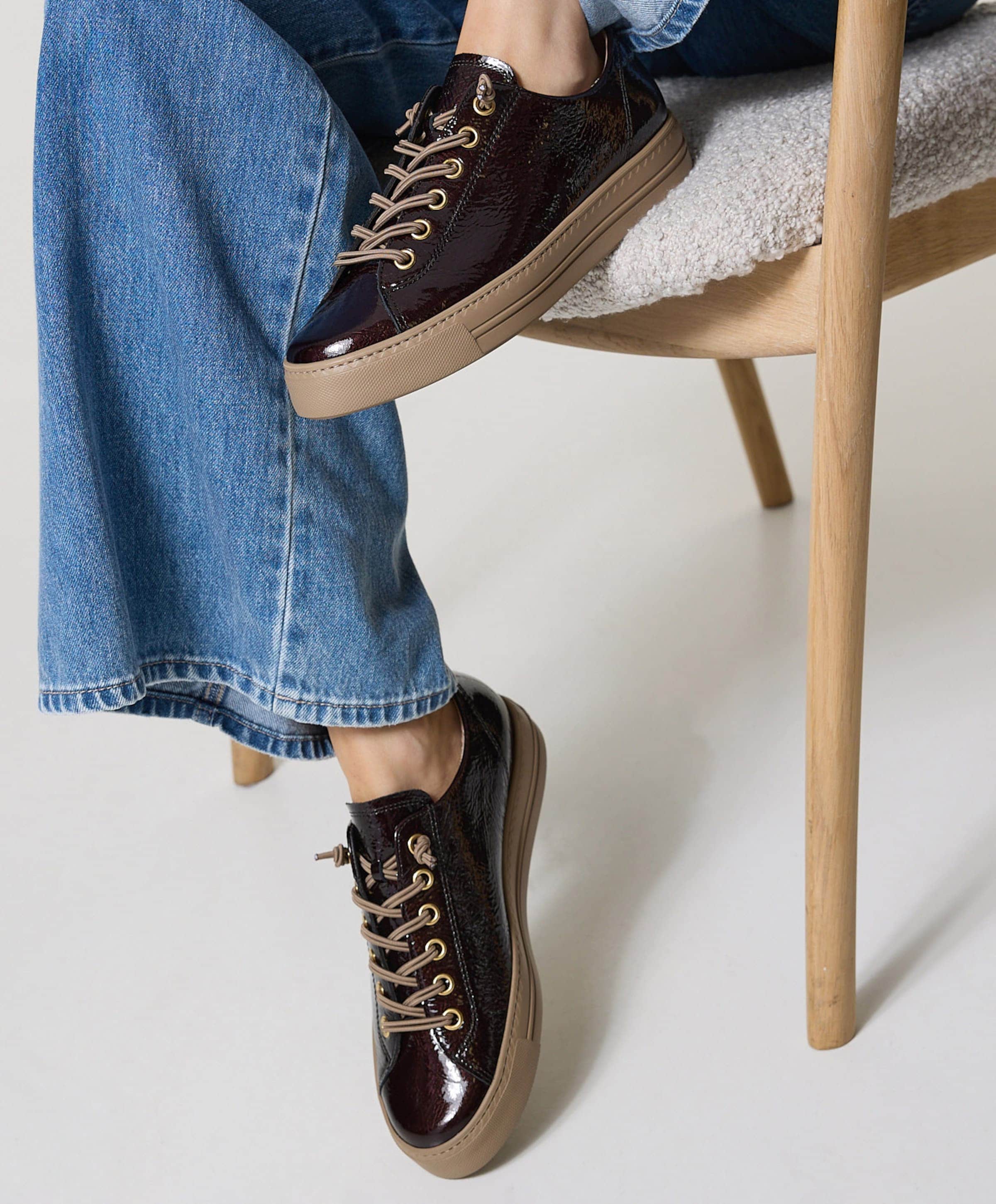 Paul Green dames sneakers bruin