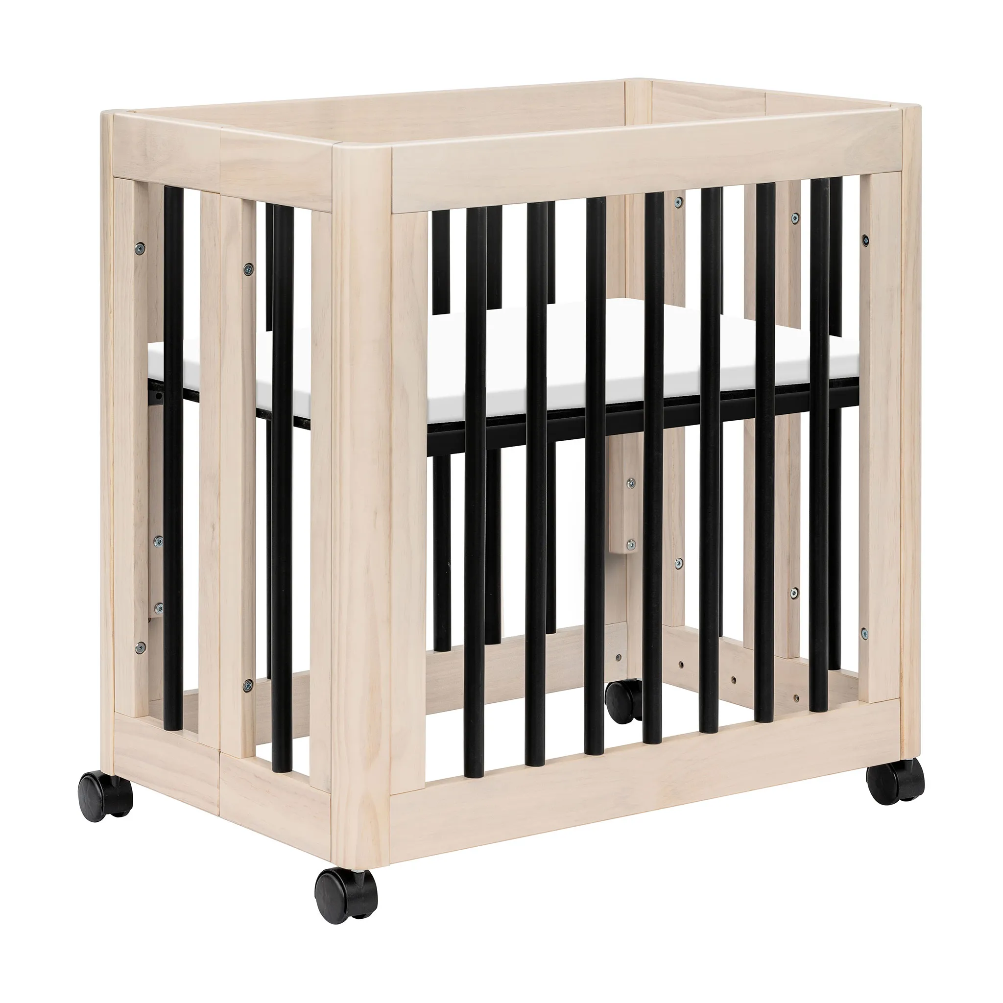 Babyletto Couchette Convertible 8 en 1 Yuzu - Naturel Lavé  Noir