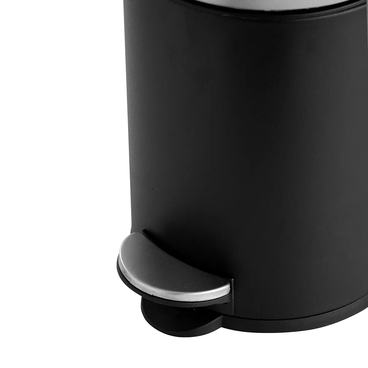 Abfalleimer SCHOU silber,schwarz