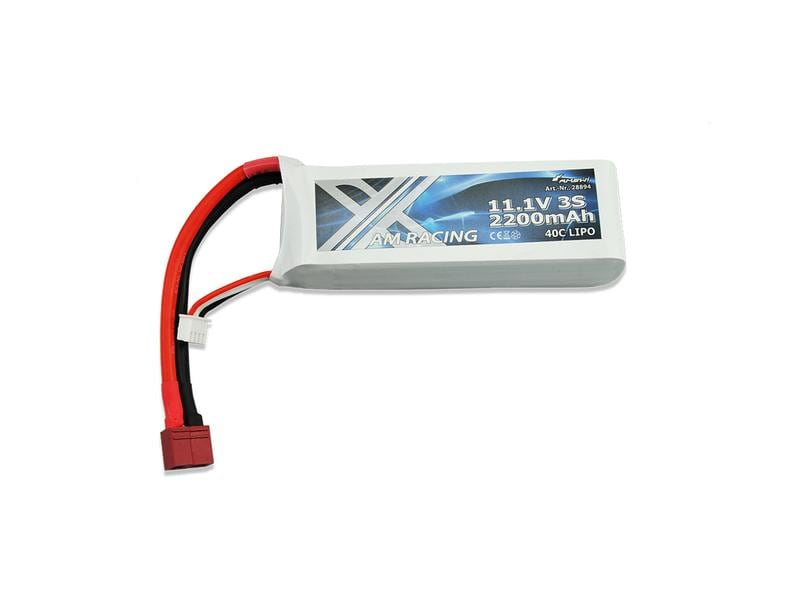 Amewi RC-Akku LiPo 2200 mAh 11.1 V 40C Deans Softcase 3S LiPo Akku mit Deans Stecker