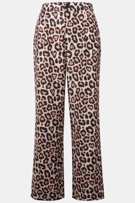 Hose, Wide Legs, HighWaist, Leoprint