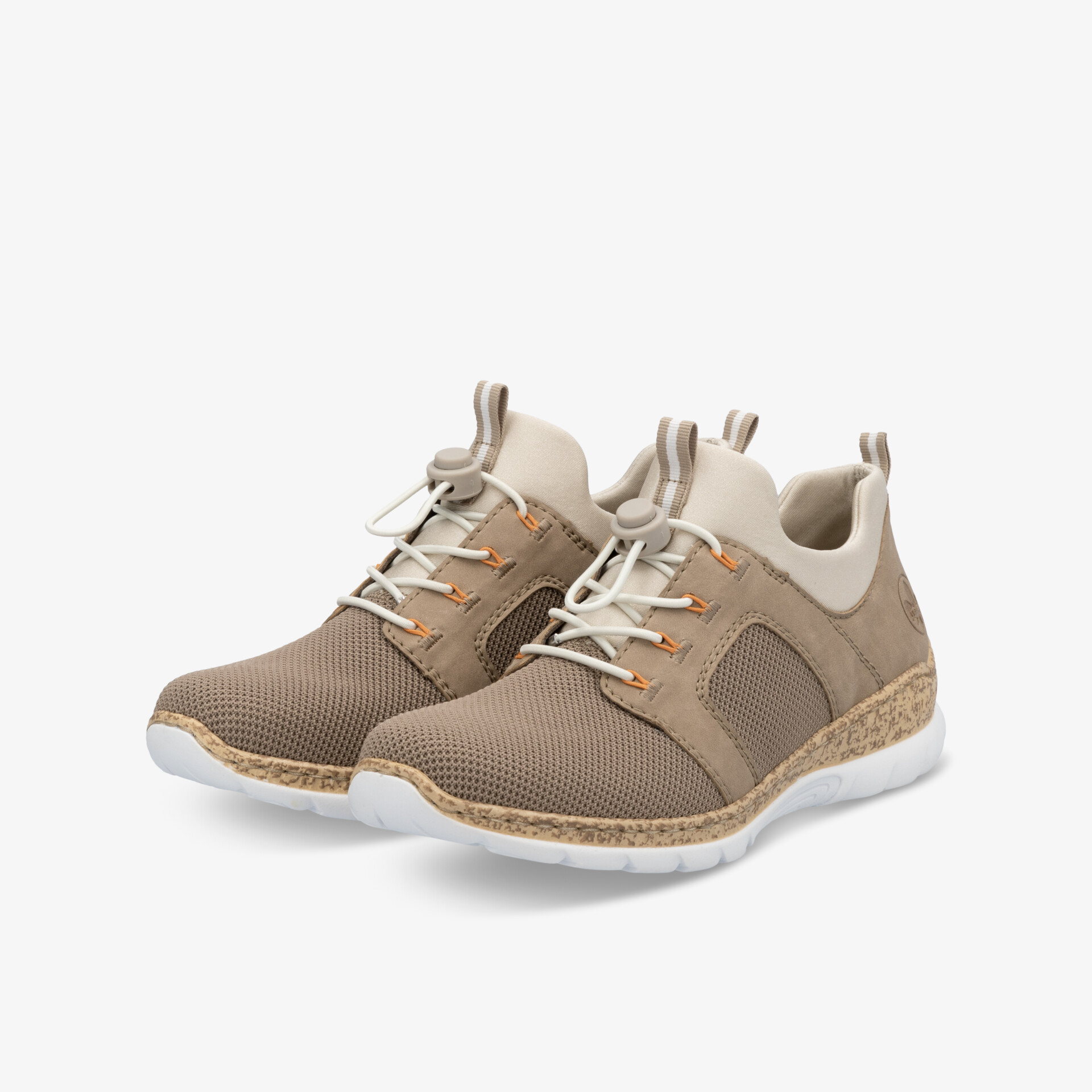 rieker Damen Halbschuhe beige