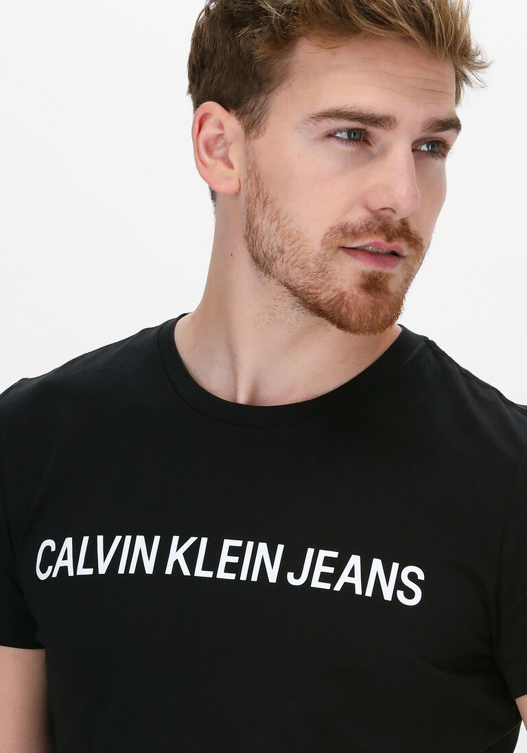 CALVIN KLEIN zwarte calvin klein t-shirt institutional l