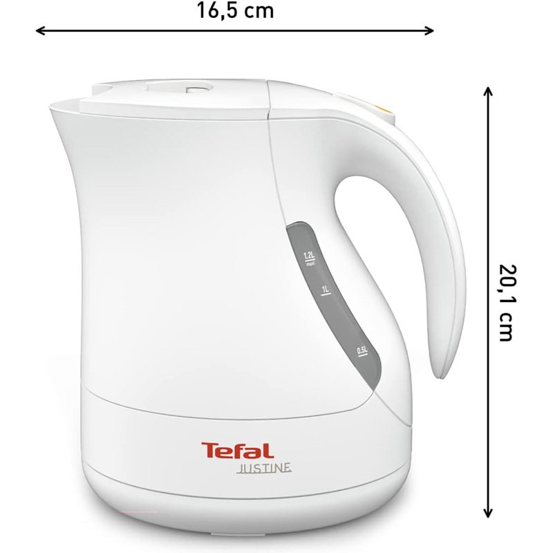Bouilloire sans fil Tefal 1,2 L blanche