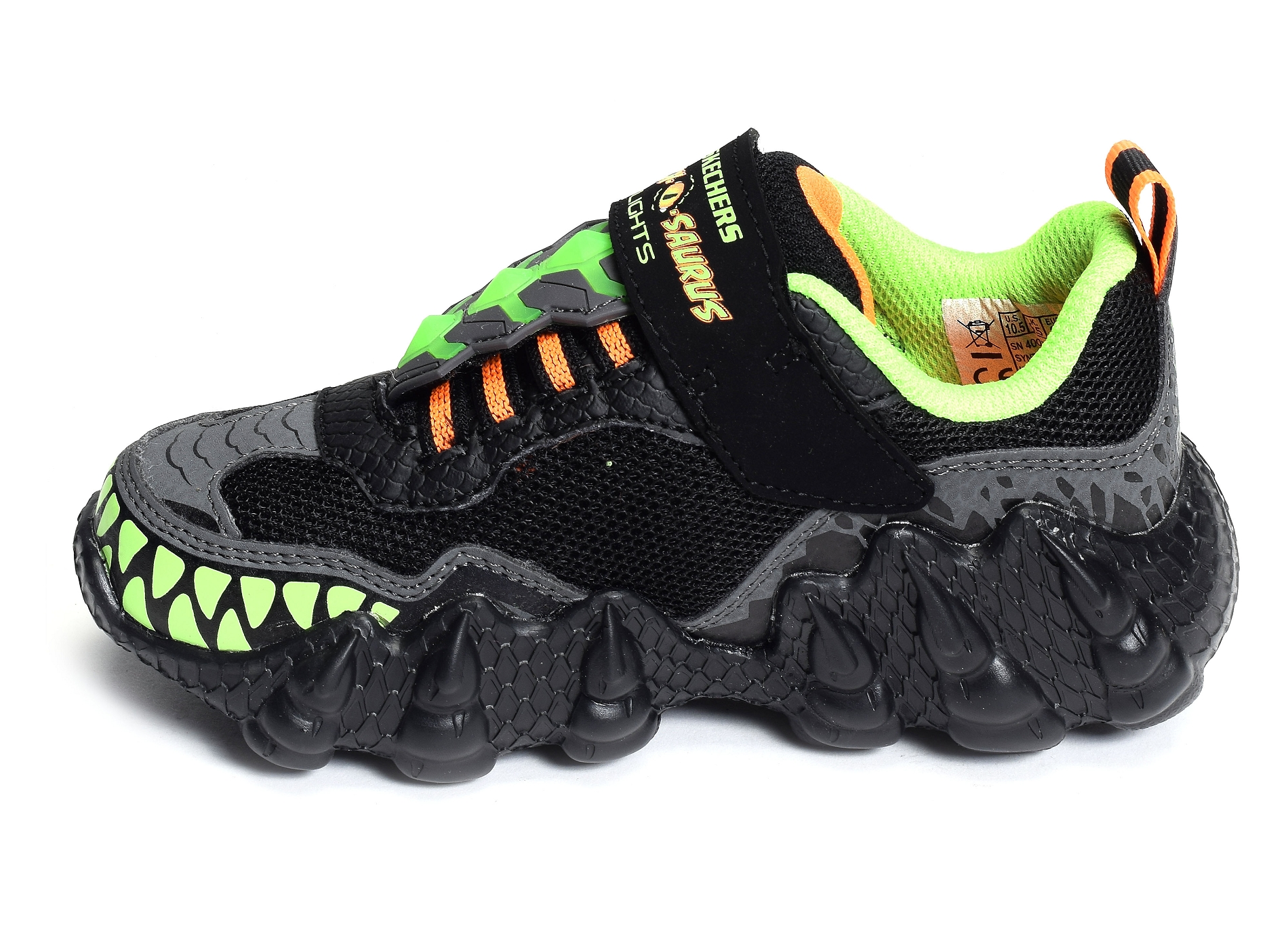 Skech osaurus lights noir vert