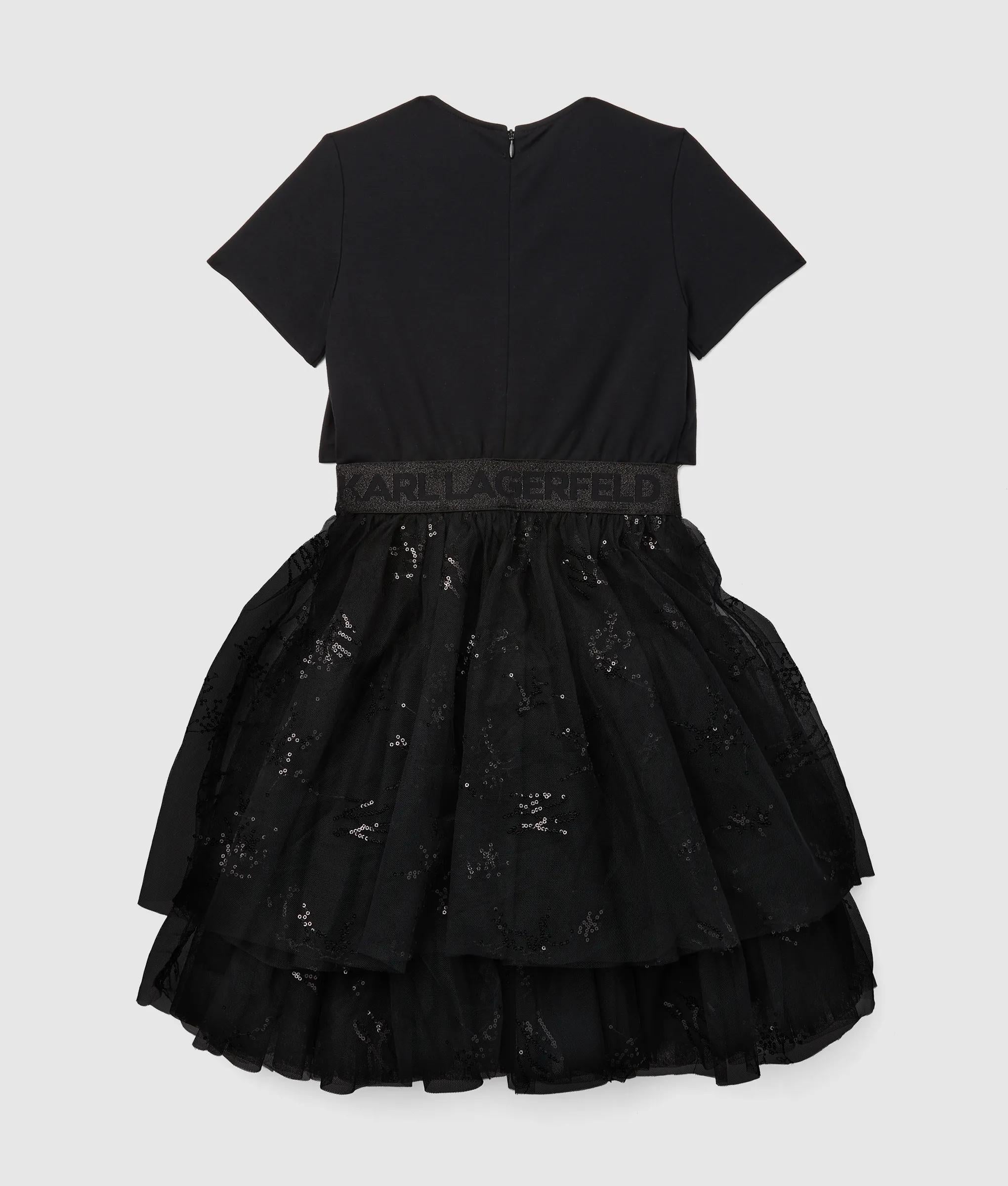 Mesh jurk met pailletten voor meisjes