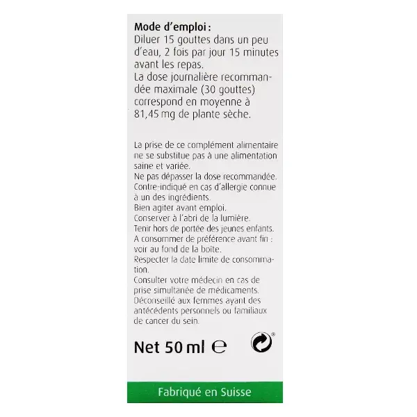 A.Vogel Gattilier Cycle Menstruel 50ml