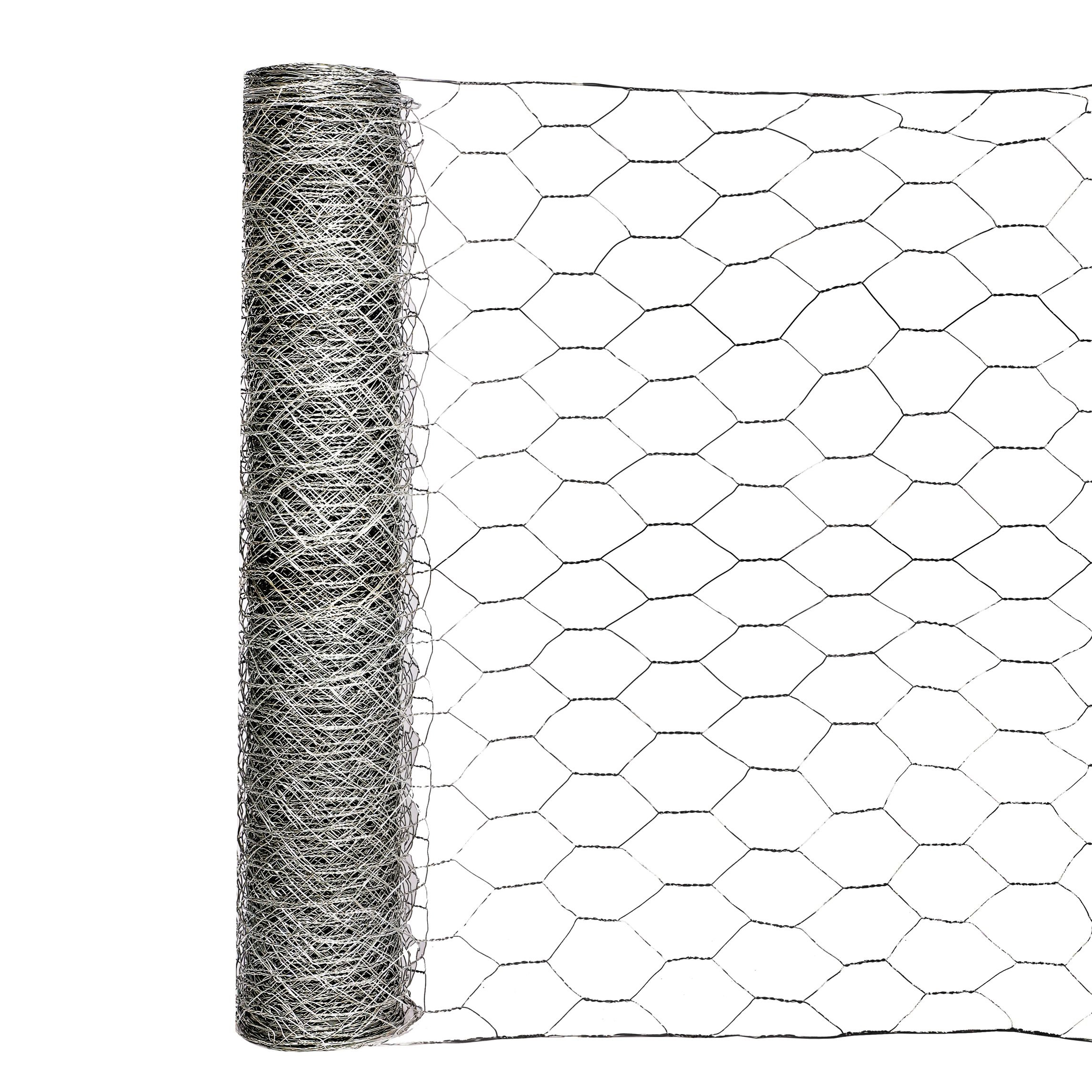 Maschendrahtzaun 3.8 cm sechseck 0.5 x 25 m